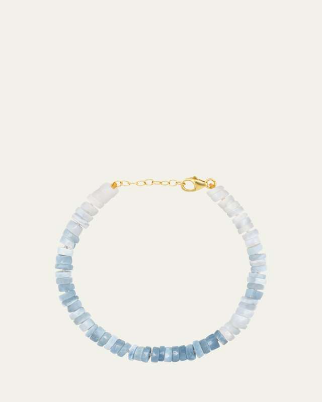 Ombre Blue Opal Fancy Cut Bracelet